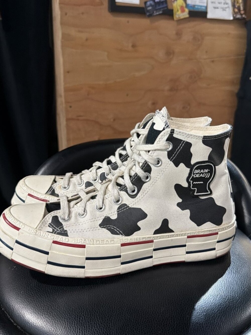 Converse x Brain Dead Chuck 70 High Cow Print 169946C US 8.5